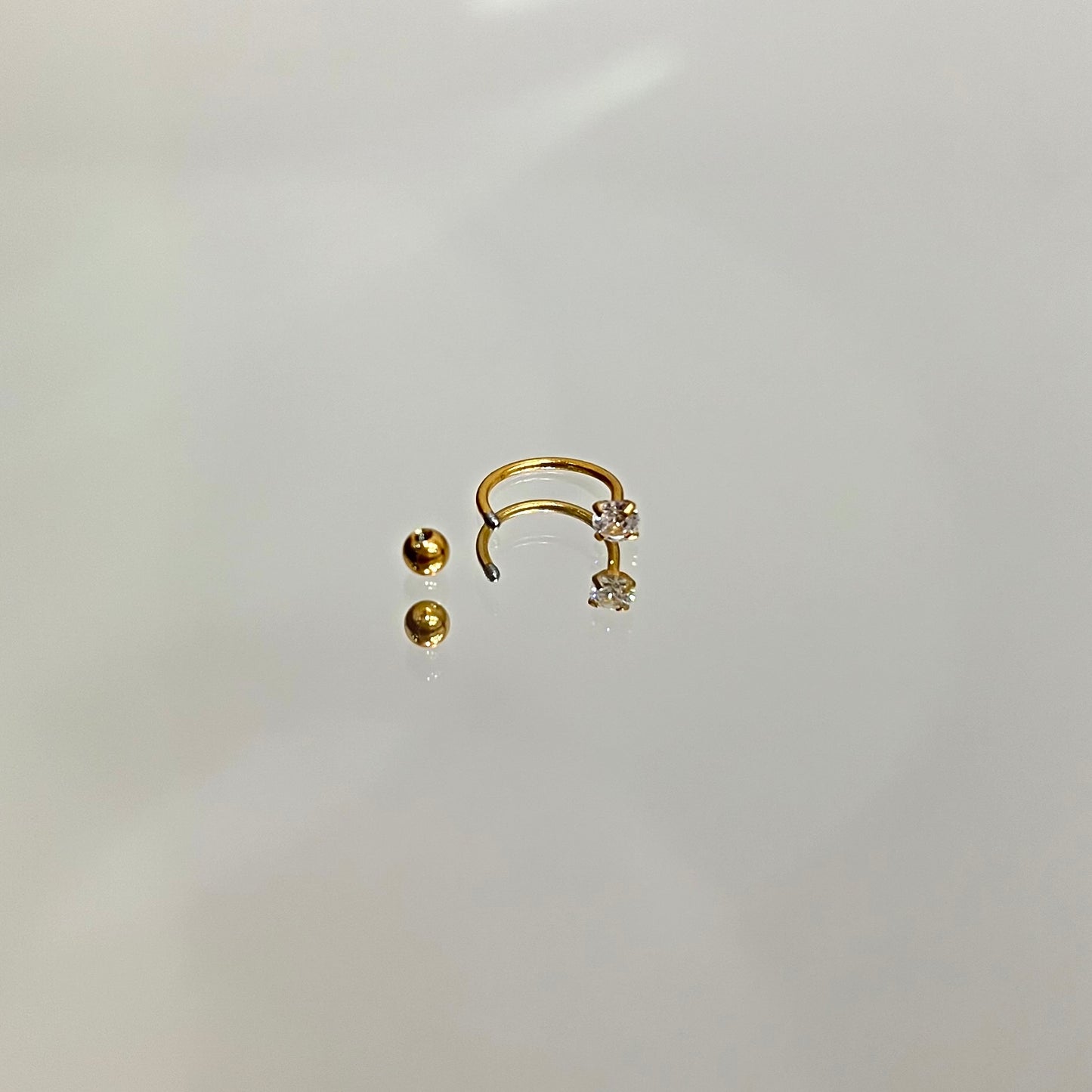 Cubic Zirconia Cartilage Earrings